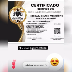 Galera da Educação Fisica - Certificados
